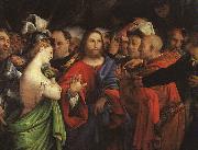 Lorenzo Lotto Christ and the Adulteress oil painting picture wholesale